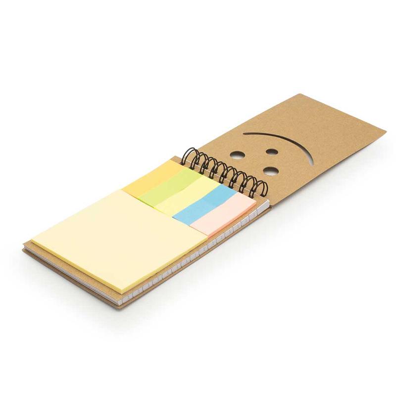 Spiral Notepad With Smiley Cut-Out